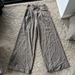 Tristan Wide leg checkered pants